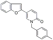 5-(1-BENZOFURAN-2-YL)-1-(4-METHYLBENZYL)PYRIDIN-2(1H)-ONE Struktur