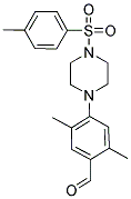 2,5-DIMETHYL-4-(4-[(4-METHYLPHENYL)SULFONYL]PIPERAZIN-1-YL)BENZALDEHYDE Struktur