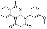 1-(2-METHOXYPHENYL)-3-(3-METHOXYPHENYL)-2-THIOXODIHYDROPYRIMIDINE-4,6(1H,5H)-DIONE Struktur