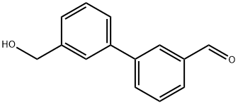 3'-(HYDROXYMETHYL)[1,1'-BIPHENYL]-3-CARBALDEHYDE Struktur