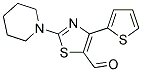 2-PIPERIDIN-1-YL-4-THIOPHEN-2-YL-THIAZOLE-5-CARBALDEHYDE Struktur