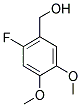 3,4-DIMETHOXY-6-FLUOROBENZYL ALCOHOL Struktur