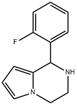 1-(2-FLUOROPHENYL)-1,2,3,4-TETRAHYDROPYRROLO[1,2-A]PYRAZINE Struktur