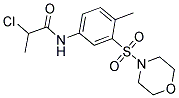 2-CHLORO-N-[4-METHYL-3-(MORPHOLIN-4-YLSULFONYL)PHENYL]PROPANAMIDE Struktur