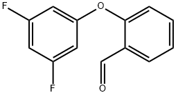 2-(3,5-DIFLUOROPHENOXY)BENZENECARBALDEHYDE Struktur