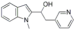 1-(1-METHYL-1H-INDOL-2-YL)-2-(3-PYRIDINYL)ETHANOL Struktur