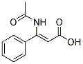 3-ACETYLAMINO-3-PHENYL-ACRYLIC ACID Struktur