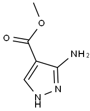 METHYL 3-AMINO-1H-PYRAZOLE-4-CARBOXYLATE Struktur