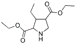 DIETHYL 3-ETHYL-2,4-PYRROLIDINEDICARBOXYLATE Struktur