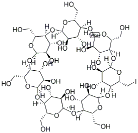 MONO-(O-6-DEOXY-6-IODO)-BETA-CYCLODEXTRIN Struktur