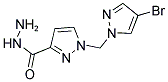 1-(4-BROMO-PYRAZOL-1-YLMETHYL)-1 H-PYRAZOLE-3-CARBOXYLIC ACID HYDRAZIDE Struktur