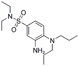 3-AMINO-4-DIPROPYLAMINO-N,N-DIETHYL-BENZENESULFONAMIDE Struktur