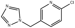 2-CHLORO-5-(1H-1,2,4-TRIAZOL-1-YLMETHYL)PYRIDINE Struktur