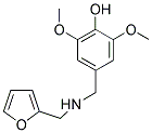 4-([(FURAN-2-YLMETHYL)-AMINO]-METHYL)-2,6-DIMETHOXY-PHENOL Struktur