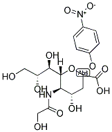 2-O-(P-NITROPHENYL)-A-D-N-GLYCOYLYLNEURAMINIC ACID Struktur