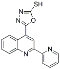 5-(2-PYRIDIN-2-YL-QUINOLIN-4-YL)-[1,3,4]OXADIAZOLE-2-THIOL Struktur