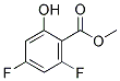 2,4-DIFLUORO-6-HYDROXY-BENZOIC ACID METHYL ESTER Struktur