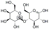 D-LACTOSE-1-13C Struktur