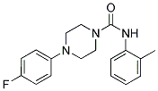 (4-(4-FLUOROPHENYL)PIPERAZINYL)-N-(2-METHYLPHENYL)FORMAMIDE Struktur