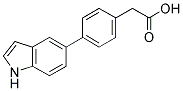 [4-(1H-INDOL-5-YL)-PHENYL]-ACETIC ACID Struktur