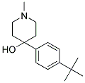 4-(4-TERT-BUTYLPHENYL)-4-HYDROXY-1-METHYLPIPERIDINE Struktur