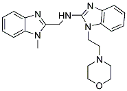 N-((1-METHYL-1H-BENZO[D]IMIDAZOL-2-YL)METHYL)-1-(2-MORPHOLINOETHYL)-1H-BENZO[D]IMIDAZOL-2-AMINE Struktur