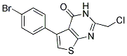 5-(4-BROMOPHENYL)-2-(CHLOROMETHYL)THIENO[2,3-D]PYRIMIDIN-4(3H)-ONE Struktur