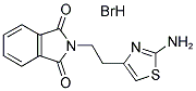 2-[2-(2-AMINO-1,3-THIAZOL-4-YL)ETHYL]-1H-ISOINDOLE-1,3(2H)-DIONE HYDROBROMIDE Struktur