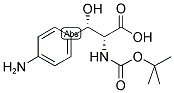 BOC-D-THREO-3-(4-AMINOPHENYL)SERINE Struktur