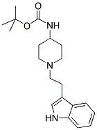 (1-[2-(1H-INDOL-3-YL)-ETHYL]-PIPERIDIN-4-YL)-CARBAMIC ACID TERT-BUTYL ESTER Struktur