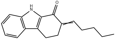 2-[(E)PENTYLIDENE]-2,3,4,9-TETRAHYDRO-1H-CARBAZOL-1-ONE Struktur