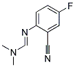 N'-(2-CYANO-4-FLUOROPHENYL)-N,N-DIMETHYLFORMAMIDINE Struktur