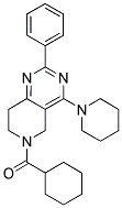 CYCLOHEXYL-(2-PHENYL-4-PIPERIDIN-1-YL-7,8-DIHYDRO-5H-PYRIDO[4,3-D]PYRIMIDIN-6-YL)-METHANONE Struktur