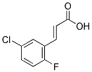 3-(5-CHLORO-2-FLUORO-PHENYL)-ACRYLIC ACID Struktur