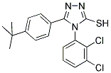 5-(4-TERT-BUTYL-PHENYL)-4-(2,3-DICHLORO-PHENYL)-4H-[1,2,4]TRIAZOLE-3-THIOL Struktur