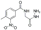 N-(2-HYDRAZINO-2-OXOETHYL)-4-METHYL-3-NITROBENZAMIDE Struktur