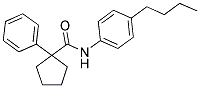 N-(4-BUTYLPHENYL)(PHENYLCYCLOPENTYL)FORMAMIDE Struktur