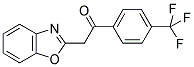 2-(1,3-BENZOXAZOL-2-YL)-1-[4-(TRIFLUOROMETHYL)PHENYL]ETHANONE Struktur