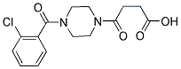 4-[4-(2-CHLOROBENZOYL)PIPERAZIN-1-YL]-4-OXOBUTANOIC ACID Struktur