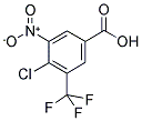 4-CHLORO-3-NITRO-5-(TRIFLUOROMETHYL)BENZOIC ACID Struktur