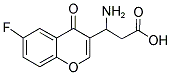 3-AMINO-3-(6-FLUORO-4-OXO-4H-CHROMEN-3-YL)-PROPIONIC ACID Struktur