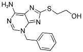 2-[(6-AMINO-3-BENZYL-3H-PURIN-8-YL)THIO]ETHANOL Struktur