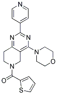 (4-MORPHOLIN-4-YL-2-PYRIDIN-4-YL-7,8-DIHYDRO-5H-PYRIDO[4,3-D]PYRIMIDIN-6-YL)-THIOPHEN-2-YL-METHANONE Struktur