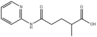 2-METHYL-4-(PYRIDIN-2-YLCARBAMOYL)-BUTYRIC ACID Struktur