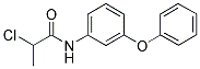 2-CHLORO-N-(3-PHENOXYPHENYL)PROPANAMIDE Struktur