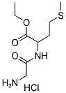 2-(2-AMINO-ACETYLAMINO)-4-METHYLSULFANYL-BUTYRIC ACID ETHYL ESTER HYDROCHLORIDE Struktur