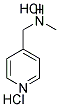 METHYLPYRIDIN-4-YLMETHYLAMINE DIHYDROCHLORIDE Struktur