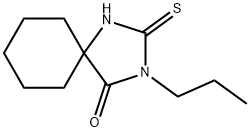 2-MERCAPTO-3-PROPYL-1,3-DIAZA-SPIRO[4.5]DEC-1-EN-4-ONE Struktur