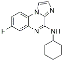 N-CYCLOHEXYL-7-FLUOROIMIDAZO[1,2-A]QUINOXALIN-4-AMINE Struktur