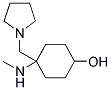 4-METHYLAMINO-4-PYRROLIDIN-1-YLMETHYL-CYCLOHEXANOL Struktur